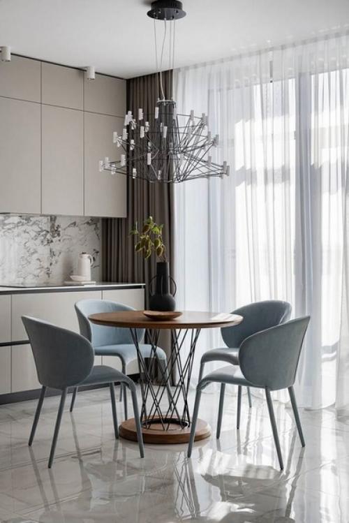 Однокомнатная квартира в серо - бежевых тонах. 05