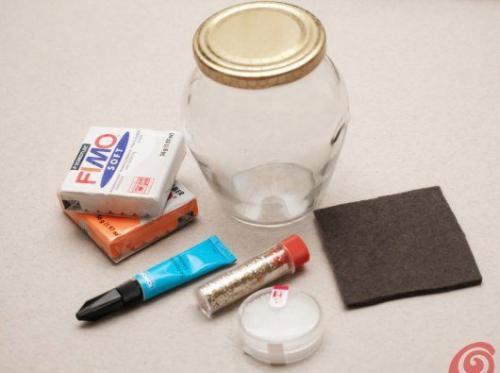 Новогодний снежный шар из банки своими руками? 01