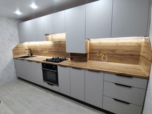 Новая красивая прямая кухня от. 06