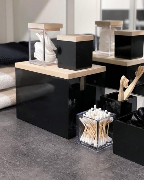 Черно-белые детали в интерьере финского дома. 05