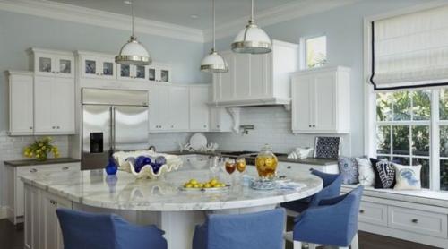 Кухни в морском стиле. 01