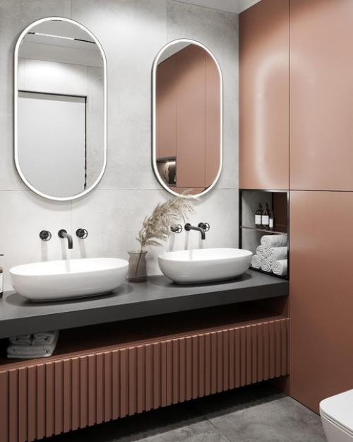 Интерьер ванной комнаты. 04