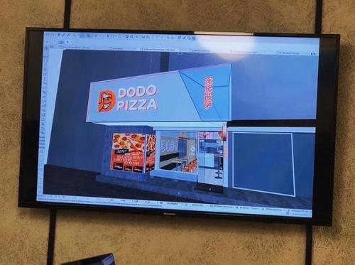 Мы утверждаем интерьер и материалы для второй Пиццерии Будущего без кассиров в Китае! 01