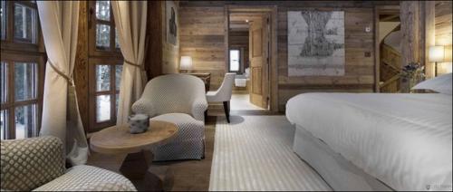 Chalet Les Gentianes 1850 - элегантно оборудованный отель, являющийся частью горнолыжного курорта куршевель во французских Альпах. 04