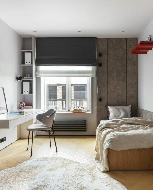 Дизайнеры Михаил новинский и Анастасия Кряжева, студия Mndesign, оформили пространство квартиры площадью 87 кв. 06