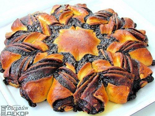 Шоколадный плетеный пирог?