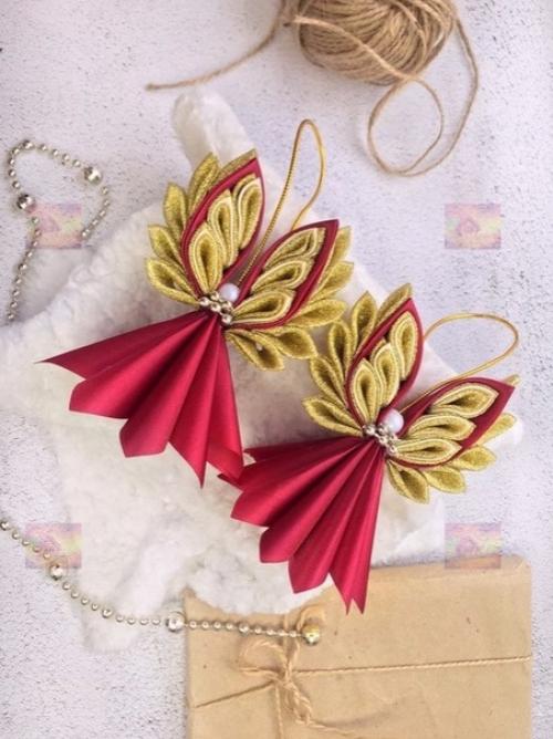 Этот ангел - отличный предмет новогоднего декора, может стать отличным подарком для ваших близких. 01