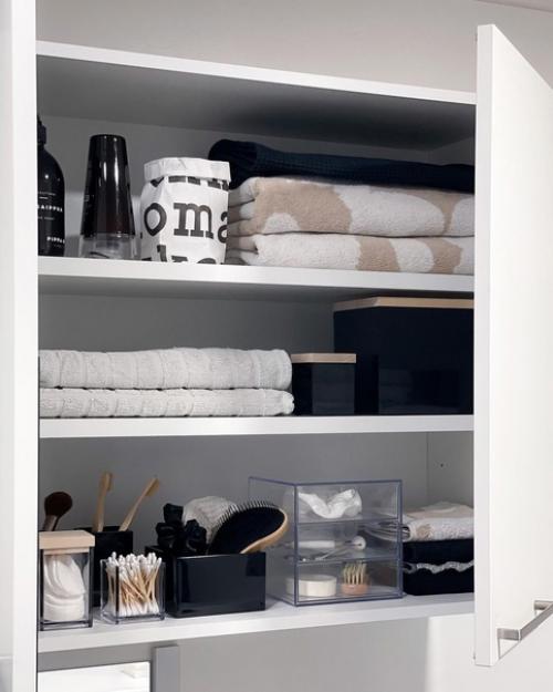 Черно-белые детали в интерьере финского дома. 06