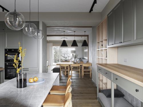 Интерьер таунхауса в стиле американская классика, г. нижний Новгород. 04