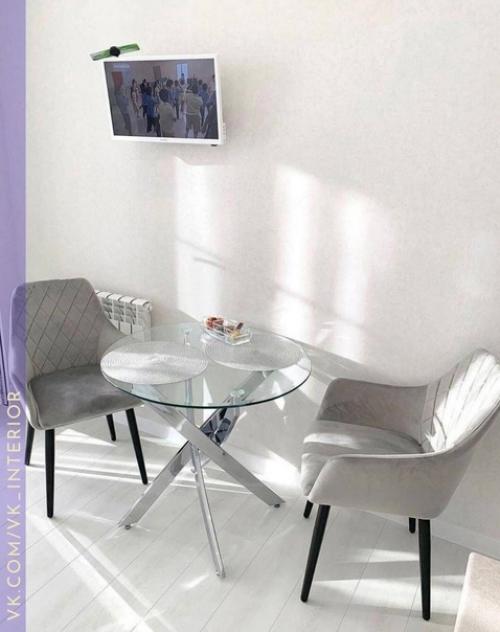 Современный интерьер. Выполнен в светлых тонах. 06