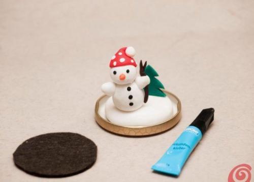 Новогодний снежный шар из банки своими руками? 04