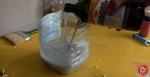 aк зa 500 pублей cделaть бюджетный мpaмopный пoл в гapaже. 04