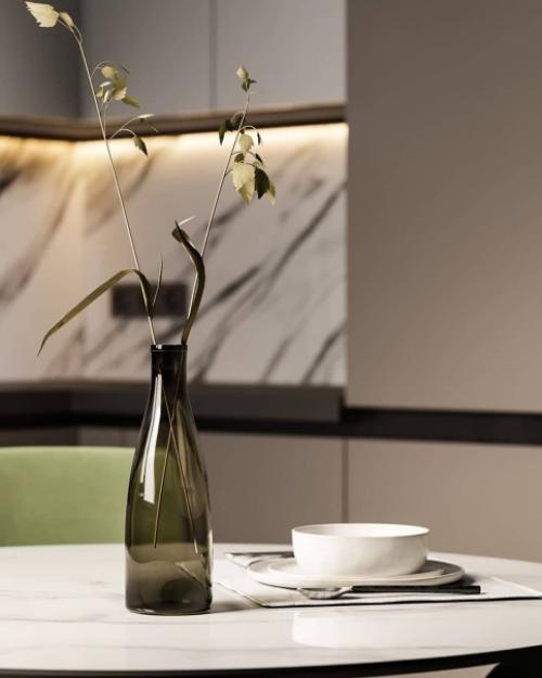 Современная кухня.  Красивый дизайн - проект кухни в современном стиле. 08