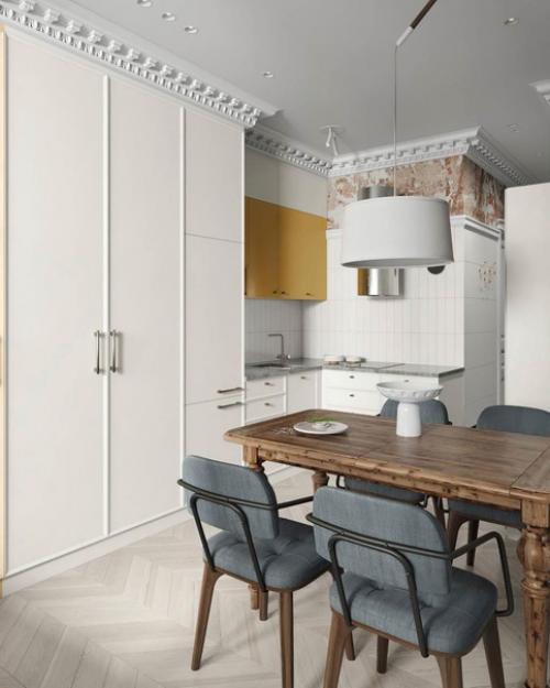 Интерьер квартиры площадью 25 кв. 02