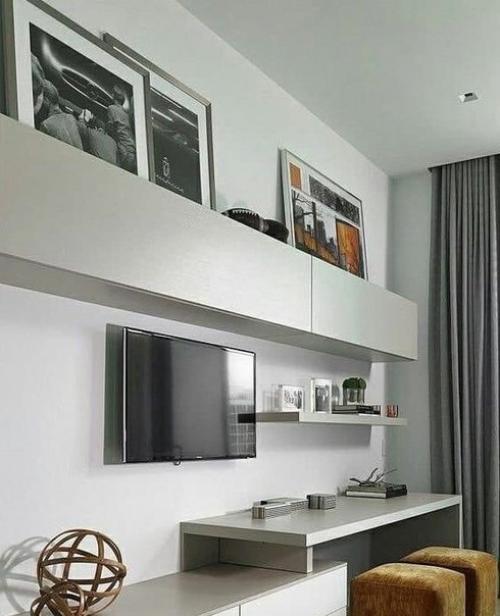 Варианты оформления гостиной. 02