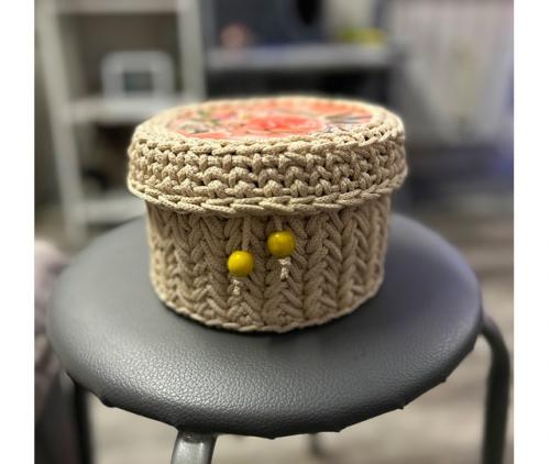 Откройте мир комфорта и стиля с уникальными корзиночками из полиэфирного шнура! 02