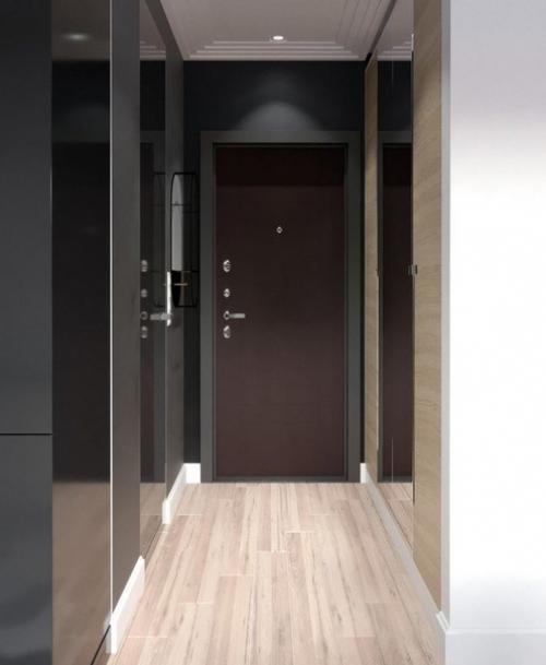 Современный интерьер квартиры площадью 27 кв. 07