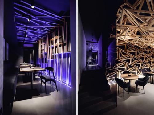 Студия DA Architects из Санкт-петербурга создали дизайн для суши - бара Kido. 05