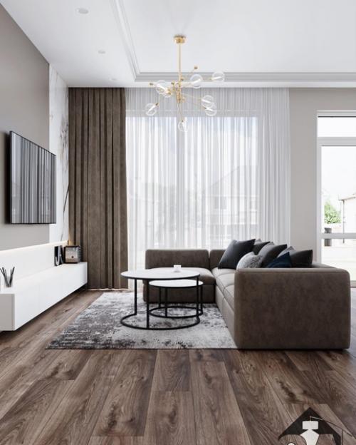 Кухня - гостиная. Площадь комнаты: 41, 9 кв. 06