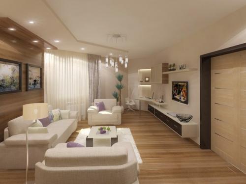 Дизайн интерьера 3 х комнатной квартиры 104 кв.