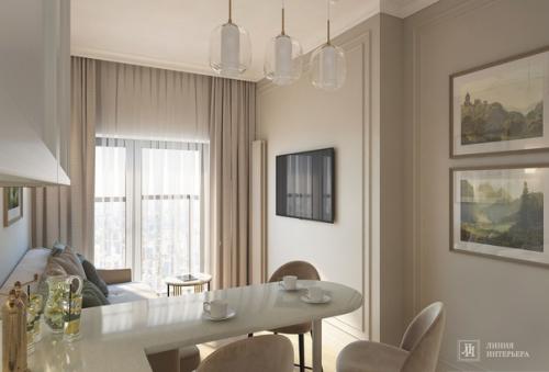 Проект 1-комнатной квартиры 35 кв. 03