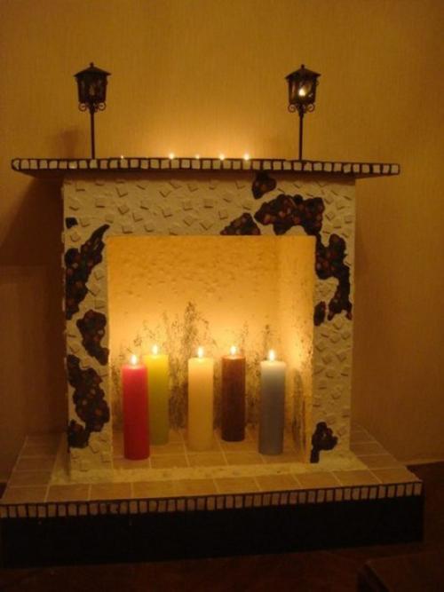 Декоративный камин своими руками.  