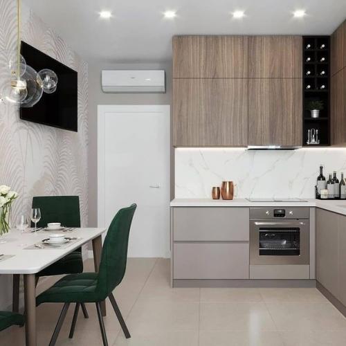 Небольшая квартира, где нашли место для отдельной гардеробной. 04