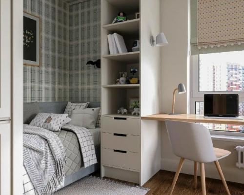 Комната для брата и сестрёнки: пространство, которое растёт вместе с детьми. 01