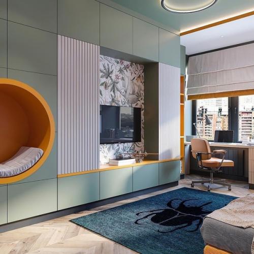 Мы проводим четверг ярко, прошу любить и жаловать дизайн - проектом детской комнаты. 02