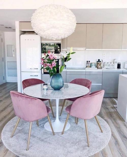 Оформление столовой группы - это важный этап дизайна интерьера кухни. 02