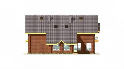 Солидный бревенчатый дом. 07