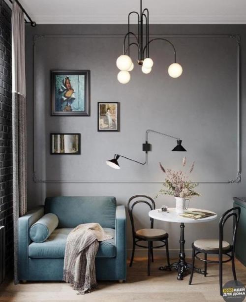 Небольшая студия. В современном стиле. 03