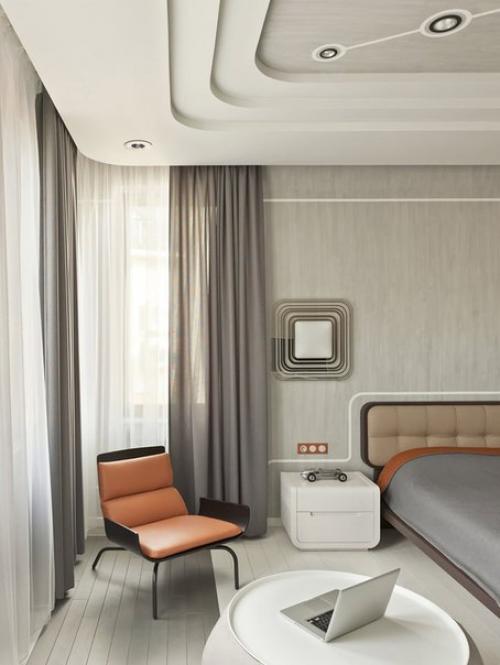 Интерьер спальни 20 кв. 02