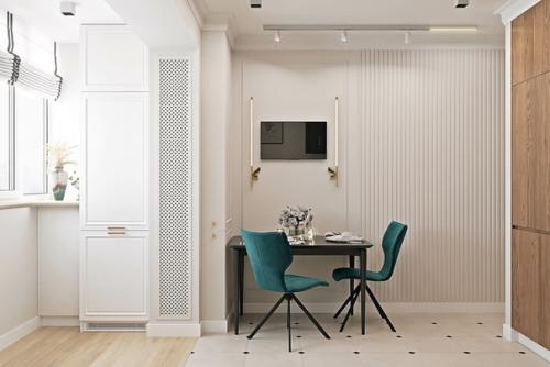 Однокомнатная квартира площадью 45 м. кв для молодой женщины. 07