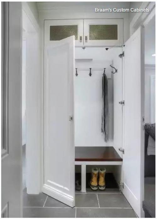 Как в небольшую прихожую вместить максимум необходимого: 9 примеров. 01