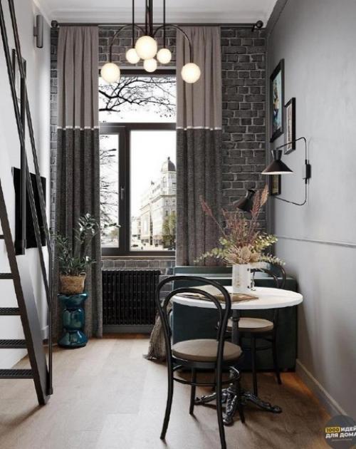 Небольшая студия. В современном стиле. 05