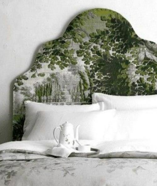 Изголовье кровати как арт - объект - вариант для смелых и продвинутых. 06