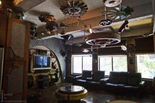 Стимпанк квартира Jeremy Noritz. 05