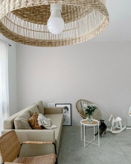 Уютный эко - интерьер с ощущением воздуха и света. 01