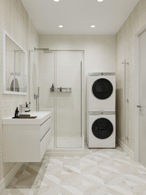 Эффектный и функциональный дизайн вашей ванной! 01