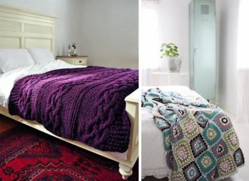 Вязанные акценты стильных интерьеров! 02