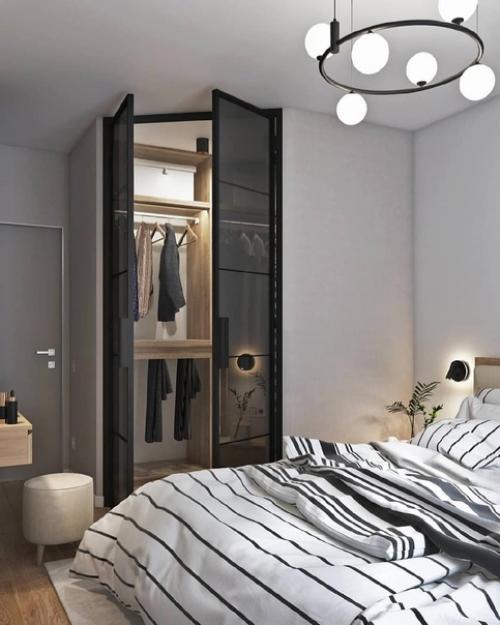 Проект 2 х - комнатной квартиры с объединёными кухней и гостиной. 08