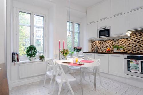 Скандинавский стиль в интерьере кухни. 04