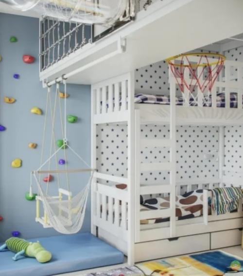 В том случае, если бы мне в детстве дали возможность придумать дизайн своей детской, то, наверное, она была бы именно такая. 05