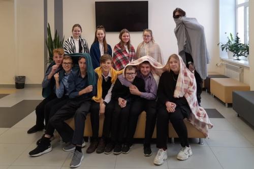 4 февраля в школе прошёл день пледа. 06