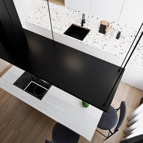 Небольшая кухня - гостиная. 05