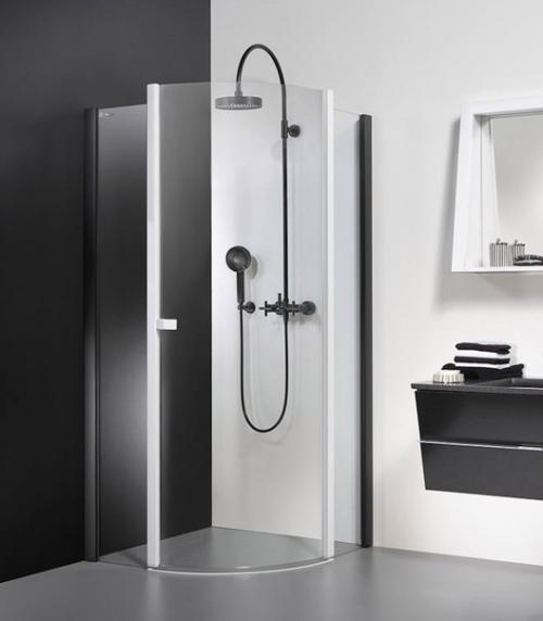 Элегантные ванные в черно-белом цвете. 02