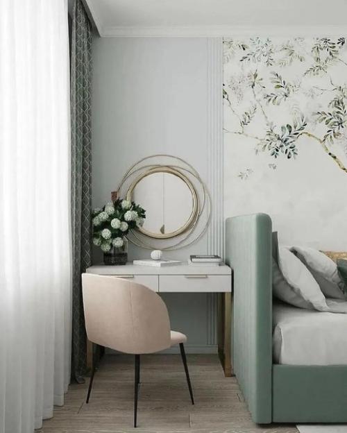 Красивый интерьер. В светлых оттенках. 01