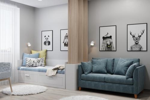 Интерьер детской комнаты. 03