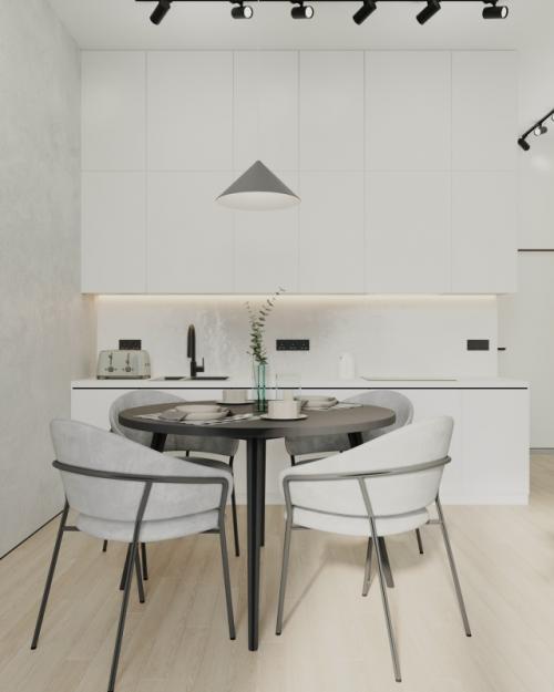 Современный проект однокомнатной квартиры 47 м 2 в Москве. 03